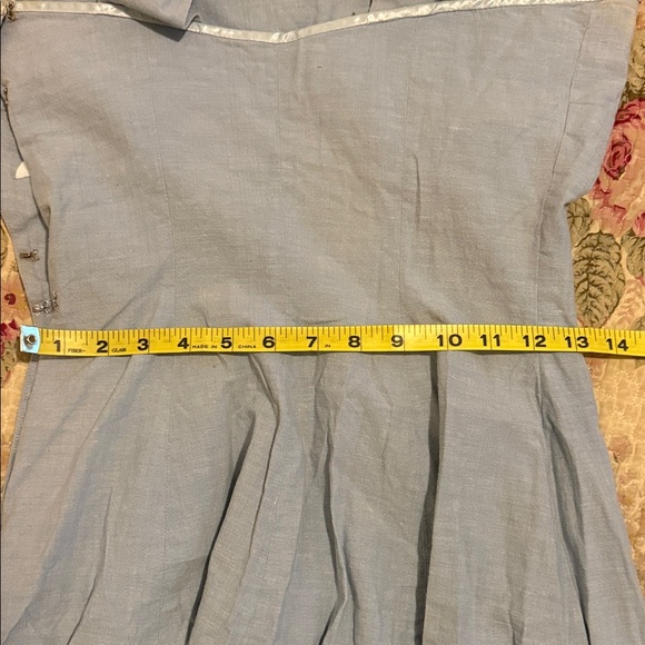 Vintage 1950’s light blue with big beautiful buttons dress - Picture 11 of 11